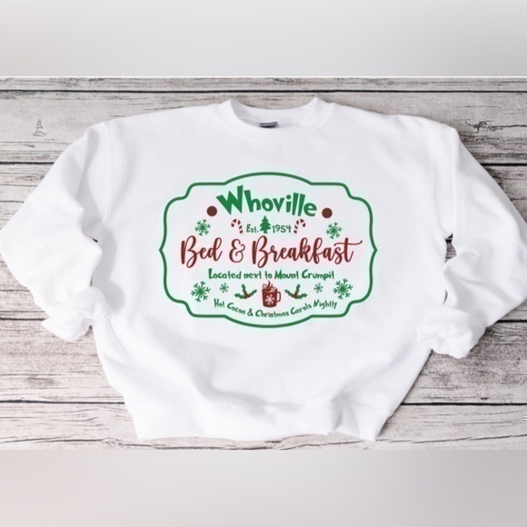 Gildan Tops - Whoville Bed and Breakfast Crewneck